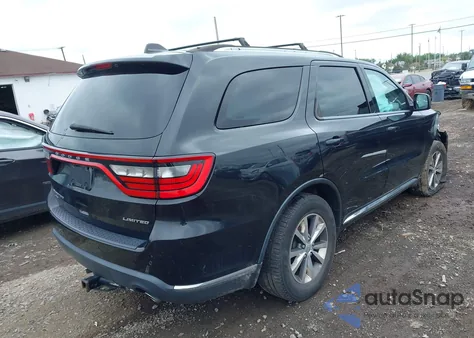 2016 Dodge Durango Limited из США, поврежденный, VIN 1C4RDJDG8GC340918